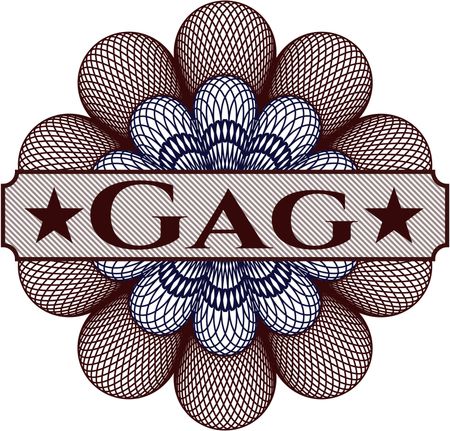 Gag abstract linear rosette