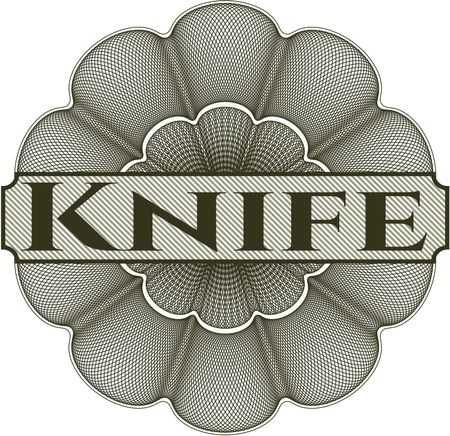 Knife linear rosette