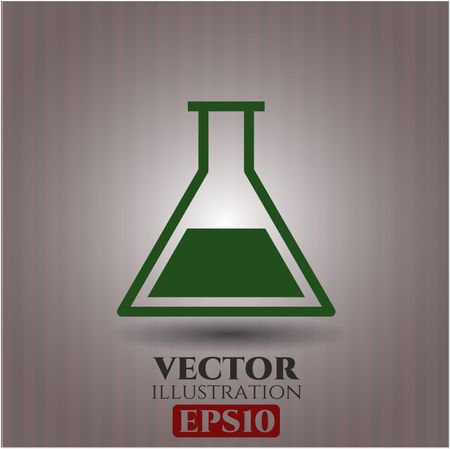 Test tube vector icon