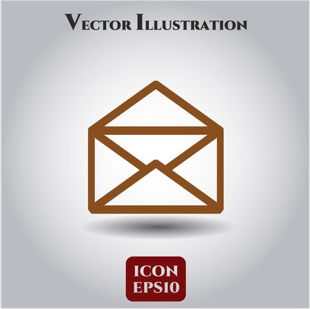 Envelope vector icon or symbol