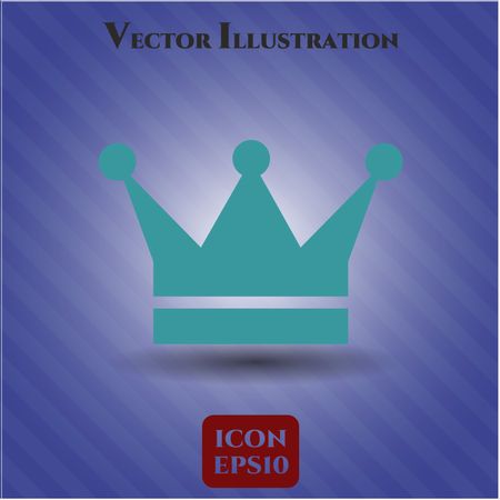 Crown icon vector illustration