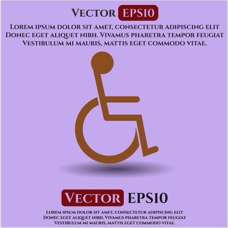 Disabled (Wheelchair) icon or symbol