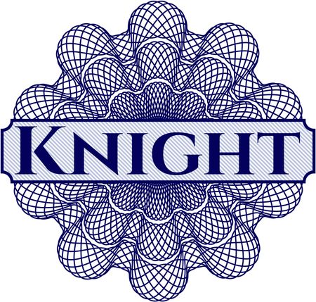 Knight abstract linear rosette