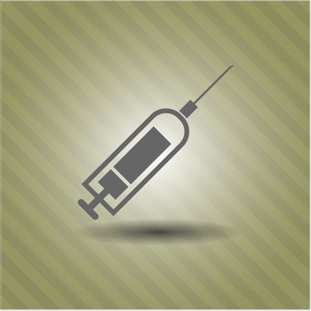 Syringe vector icon