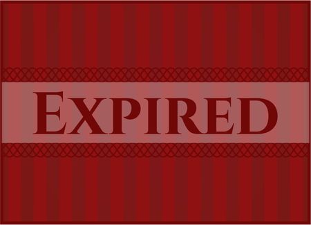 Expired banner