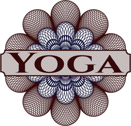 Yoga linear rosette