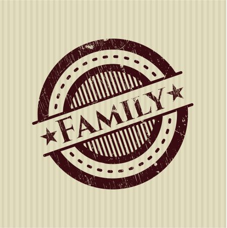 Family rubber stamp