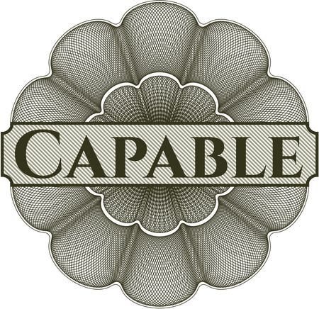 Capable linear rosette