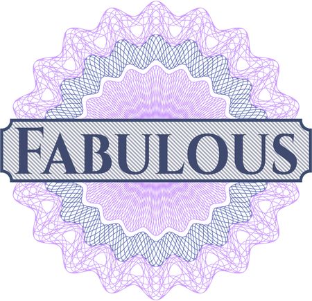 Fabulous abstract rosette