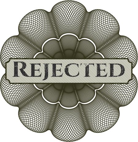 Rejected abstract rosette