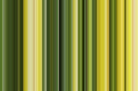 Abstract of parallel vertical stripes, mostly greens and yellows, for motif of variation in background and decoration