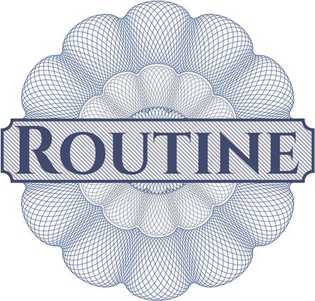 Routine money style rosette