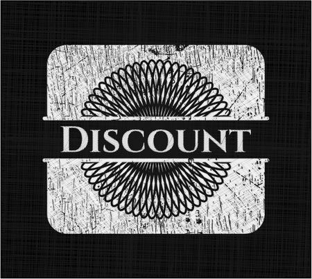 discount-chalkboard-emblem-340281725 Discount chalkboard emblem