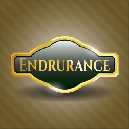 Endurance gold emblem or badge