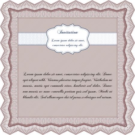 Invitation. Complex design. Customizable, Easy to edit and change colors.Easy to print. 
