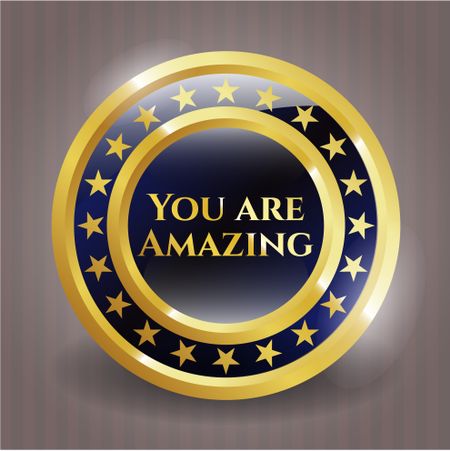 amazing-gold-emblem-340645388 You are Amazing gold emblem