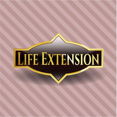 Life Extension gold shiny badge