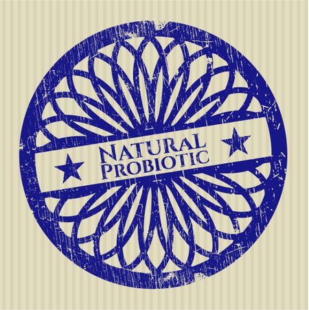 Natural Probiotic rubber stamp