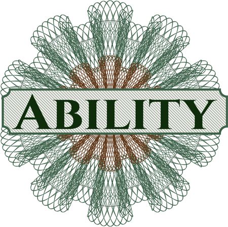 Ability abstract rosette