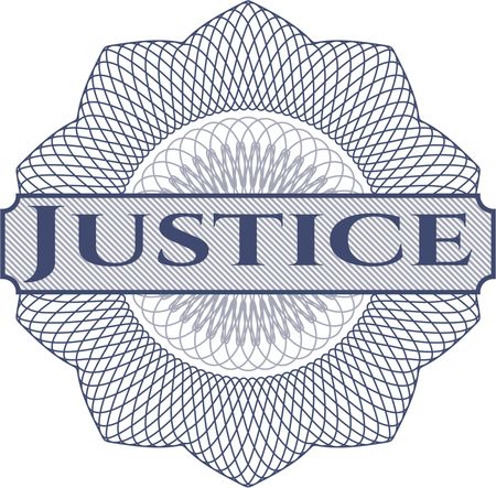 Justice money style rosette