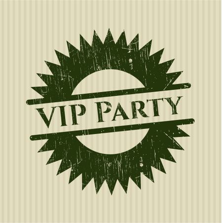 VIP Party rubber texture