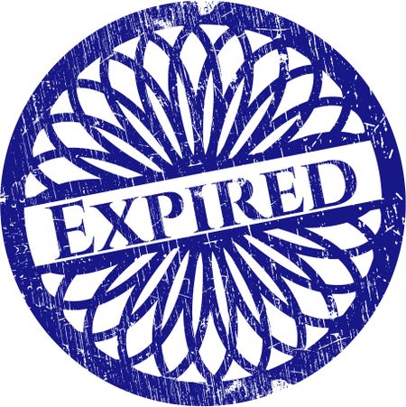 Expired grunge stamp