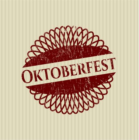 Oktoberfest rubber stamp