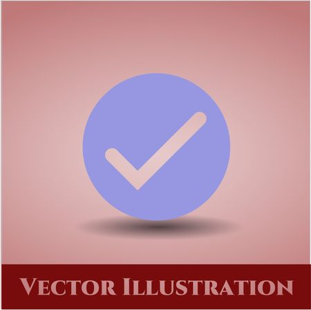 Tick vector icon