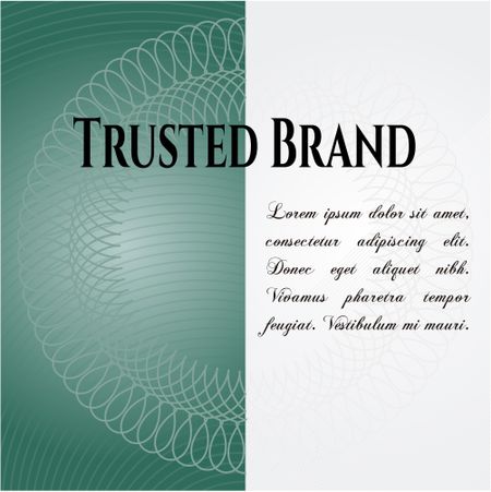 Trusted Brand poster