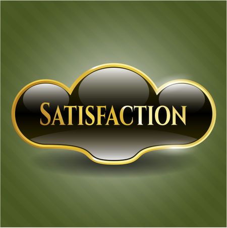 Satisfaction gold emblem
