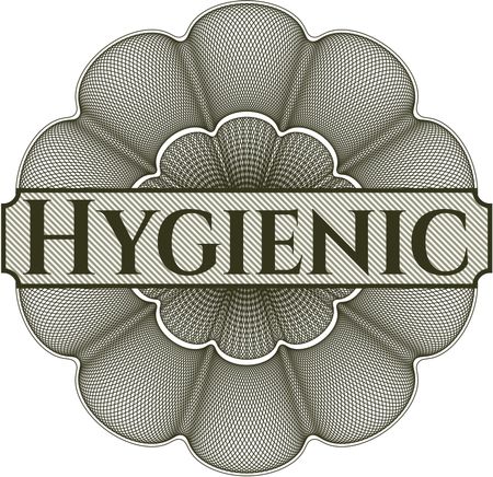Hygienic linear rosette