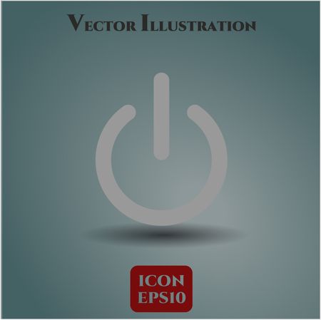 Power icon vector illustration