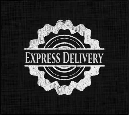Express Delivery chalk emblem