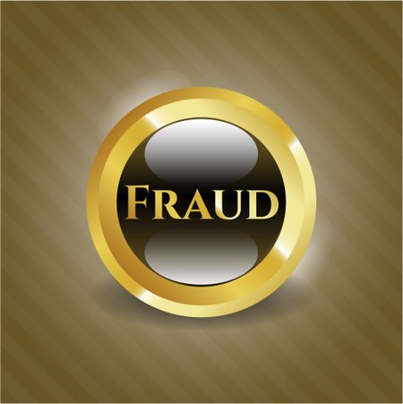Fraud gold emblem