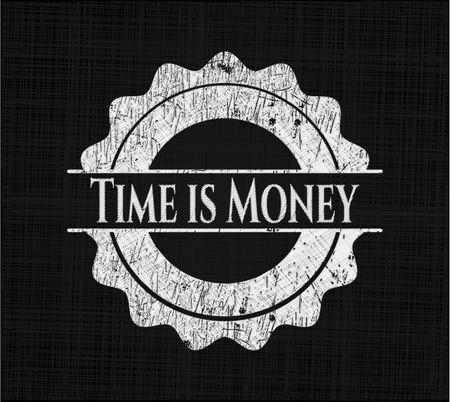 Time is Money chalk emblem
