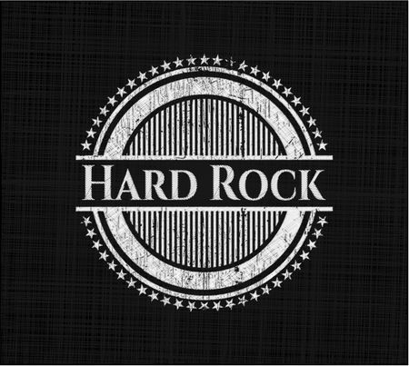 Hard Rock chalkboard emblem