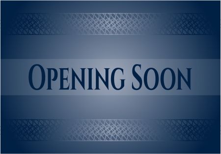 Opening Soon poster or banner