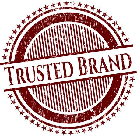 Trusted Brand grunge seal