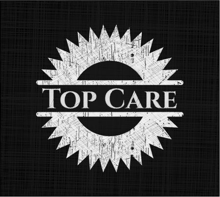 Top Care chalkboard emblem