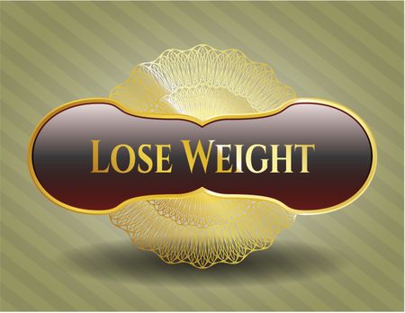 Lose Weight golden emblem