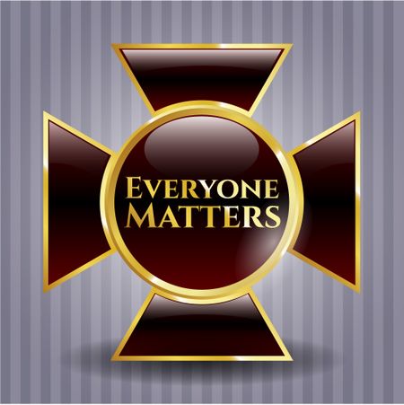 Everyone Matters abstract linear rosette