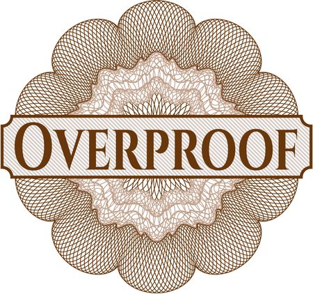 Overproof abstract rosette