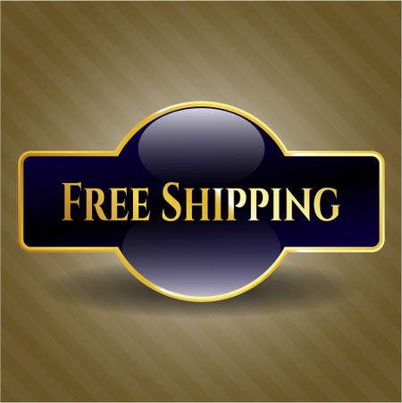 Free Shipping gold emblem or badge