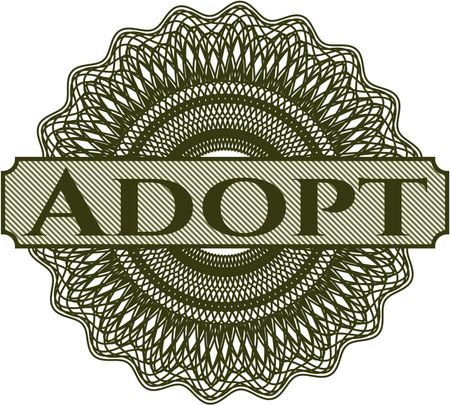 adopt-money-style-rosette-342655766 Adopt money style rosette