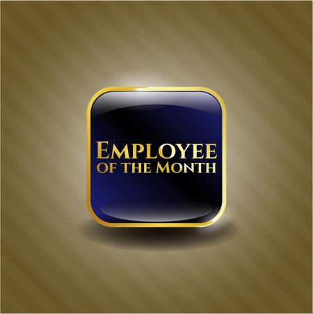 Employee of the Month golden badge