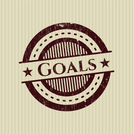 Goals rubber grunge texture seal