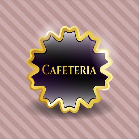 Cafeteria gold emblem