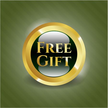 Free Gift gold emblem