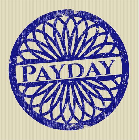 Payday rubber grunge texture stamp