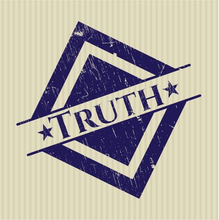 Truth rubber grunge texture seal